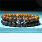 Men Bracelet Natural Stone Tiger Eye Lava Bead Bracelet